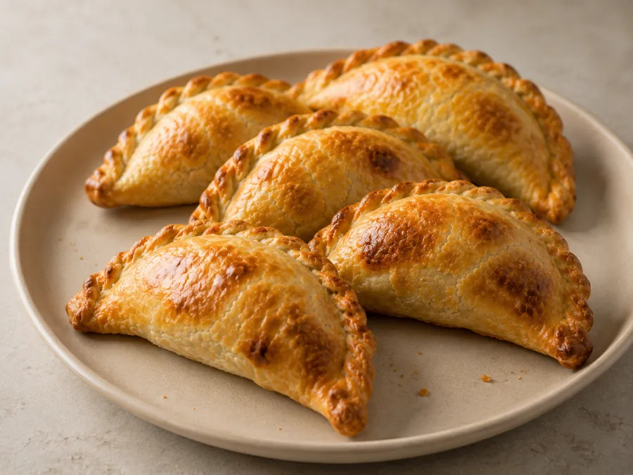Empanadas argentinas acabadas de assar
